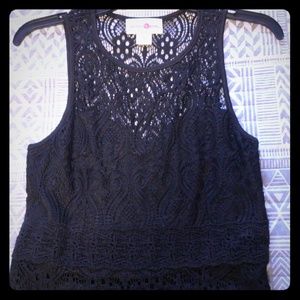 Wishful park black lace dress